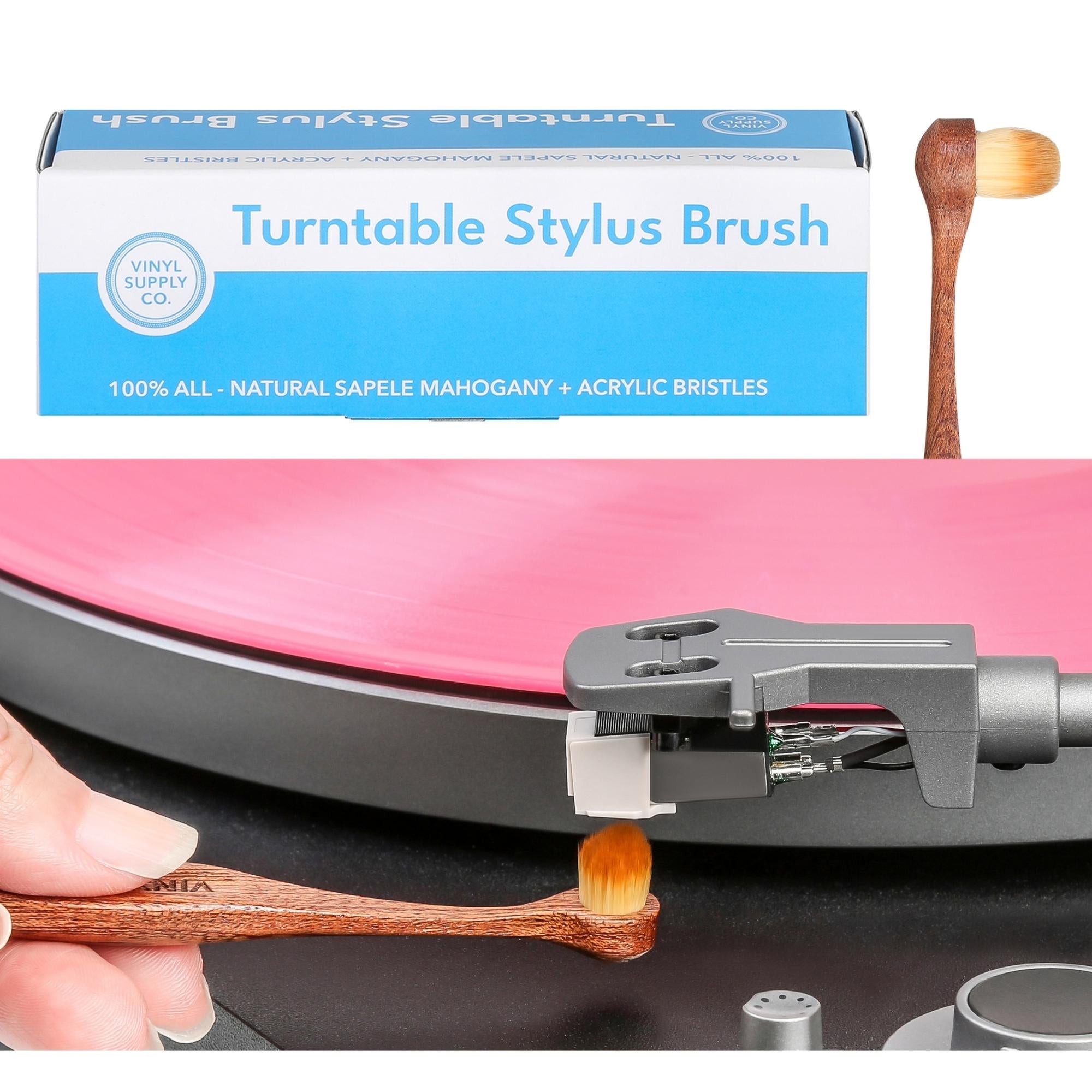 Turntable Stylus Brush Cleaner Vinyl Supply Co.