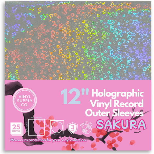Holographic Outer Sleeves - Sakura