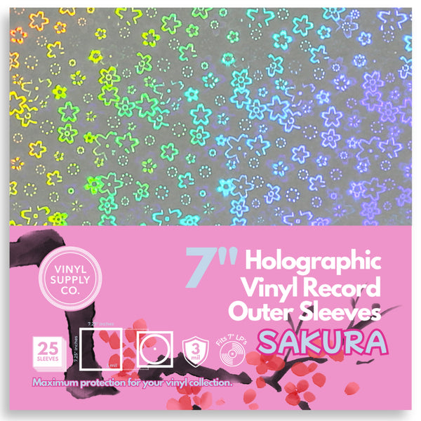 Holographic Outer Sleeves - Sakura