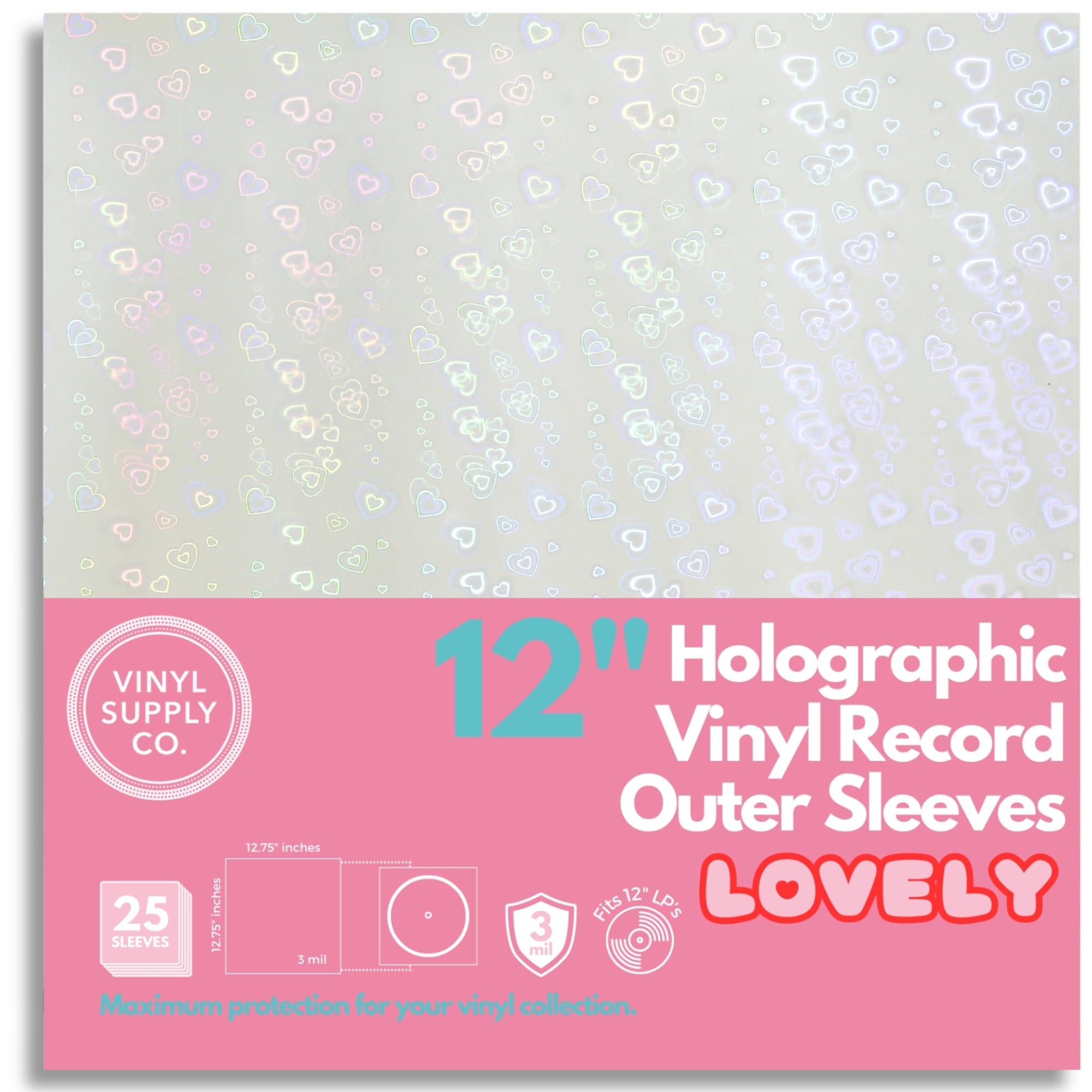 Holographic Vinyl Record Outer Sleeves - Lovely – Vinyl Supply Co.