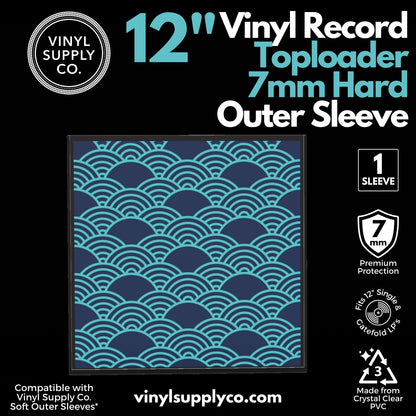 Vinyl Record Toploader 7mm Hard Outer Sleeves